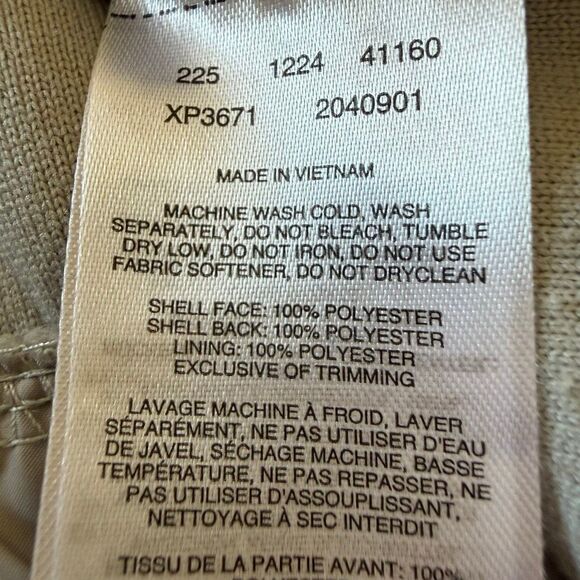 Columbia Lodge Sherpa Jacket Gray, White, & Beige Color-block Fleece Size XXL - Picture 11 of 12